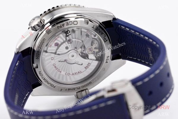 Swiss Copy Omega Seamaster Planet Ocean 600m Co-Axial GMT VSF 8605 Watch Blue Rubber Strap Swiss Copy Omega Seamaster Planet Ocean 600m Co-Axial GMT VSF 8605 Watch Blue Rubber Strap
