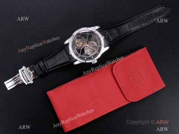 Super Clone Roger Dubuis Excalibur Skeleton Swiss Tourbillon JBF V3 Version Watch with Diamonds Super Clone Roger Dubuis Excalibur Skeleton Swiss Tourbillon JBF V3 Version Watch with Diamonds
