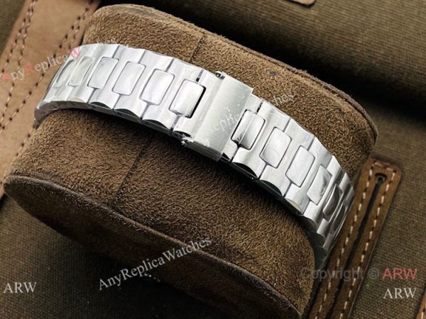 (PF Factory) Swiss AAA Replica Patek Philippe Nautilus Moon phase Watch Stainless Steel (PF Factory) Swiss AAA Replica Patek Philippe Nautilus Moon phase Watch Stainless Steel