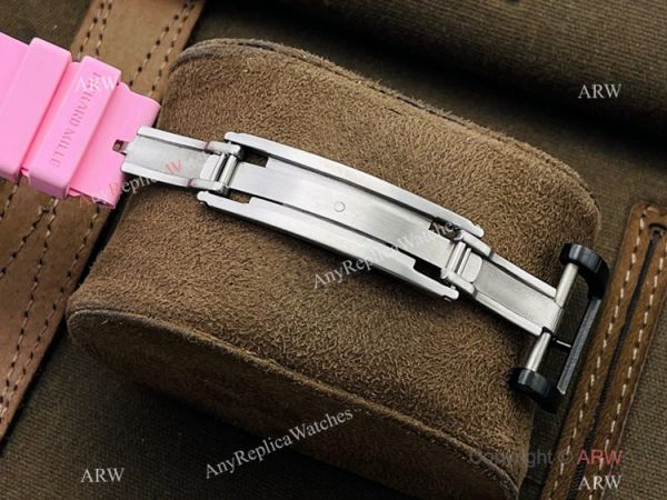 RM Factory Swiss Richard Mille RM 35-02 Rafael Nadal Watch Carbon NTPT Case Pink Rubber Strap RM Factory Swiss Richard Mille RM 35-02 Rafael Nadal Watch Carbon NTPT Case Pink Rubber Strap