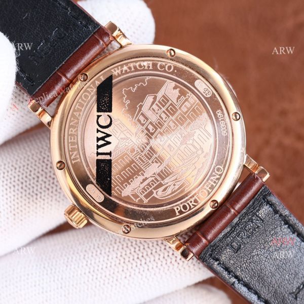 Knock-off IWC Portofino Citizen 9015 Rose Gold Case Watch Knock-off IWC Portofino Citizen 9015 Rose Gold Case Watch