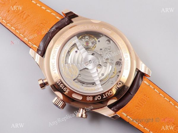 Swiss Replica ZF Factory IWC Portugieser Chronograph Classic Watch Rose Gold 42mm Swiss Replica ZF Factory IWC Portugieser Chronograph Classic Watch Rose Gold 42mm