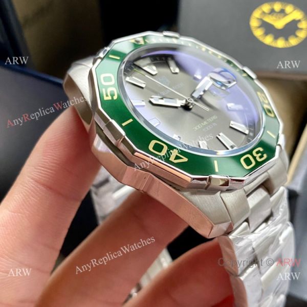 Japan Grade Copy Tag Heuer Aquaracer 300 Quartz Watch Green Bezel Japan Grade Copy Tag Heuer Aquaracer 300 Quartz Watch Green Bezel