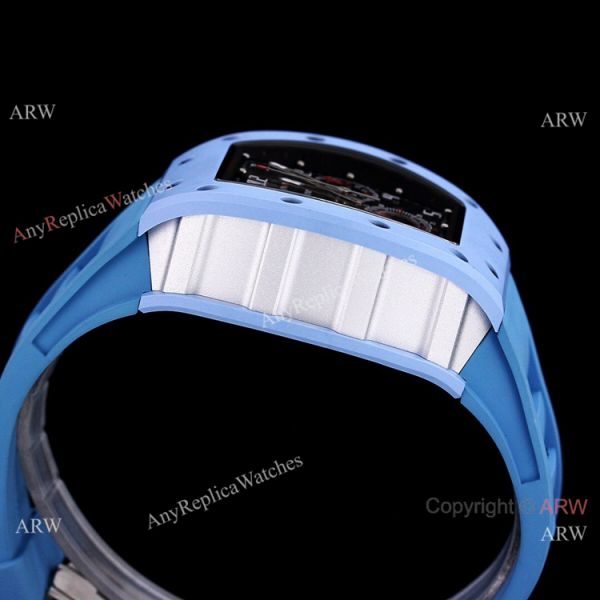 Best Replica Light Blue Richard Mille RM011-FM Baby Blue Last Edition Ceramic Watch For Men Best Replica Light Blue Richard Mille RM011-FM Baby Blue Last Edition Ceramic Watch For Men