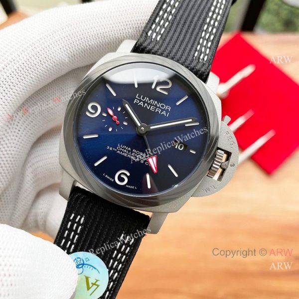 Blue Face Luminor Panerai Luna Rossa Challenger Of The 36th Americas Cup Replica Watches Blue Face Luminor Panerai Luna Rossa Challenger Of The 36th Americas Cup Replica Watches