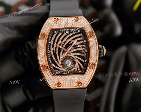 Rose Gold Richard Mille RM 51-02 Tourbillon Diamond Twister Knockoff Watch Rose Gold Richard Mille RM 51-02 Tourbillon Diamond Twister Knockoff Watch
