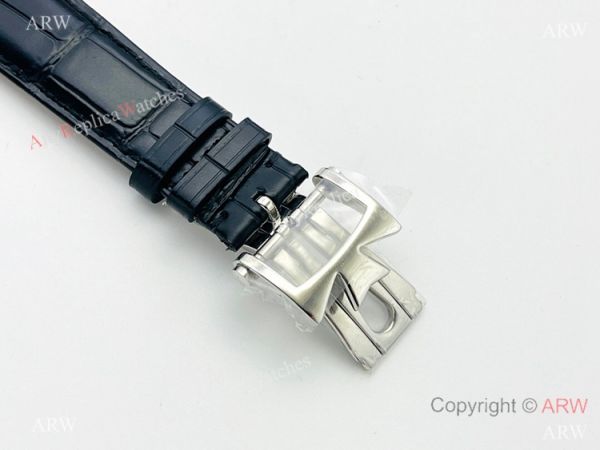 Swiss Grade Copy Vacheron Constantin Patrimony TWS Cal.1420 watch Black Power reserve Dial Swiss Grade Copy Vacheron Constantin Patrimony TWS Cal.1420 watch Black Power reserve Dial