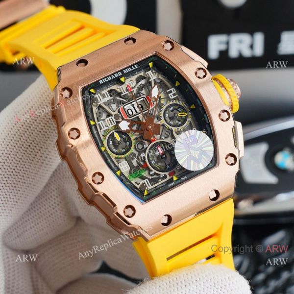 Best Richard Mille RM11-03 Felipe Massa Flyback Chronograph Dial Rose Gold Replica Watches Best Richard Mille RM11-03 Felipe Massa Flyback Chronograph Dial Rose Gold Replica Watches