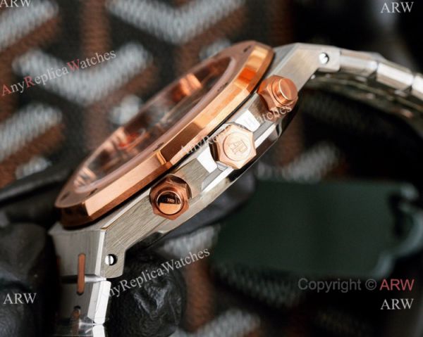 Knockoff Audemars Piguet Royal Oak 42mm Watch 2-Tone Rose Gold Chronograph Knockoff Audemars Piguet Royal Oak 42mm Watch 2-Tone Rose Gold Chronograph
