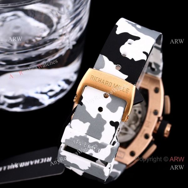 High Quality Replica Richard Mille RM011 FM Automatic Watch Camouflage Strap High Quality Replica Richard Mille RM011 FM Automatic Watch Camouflage Strap