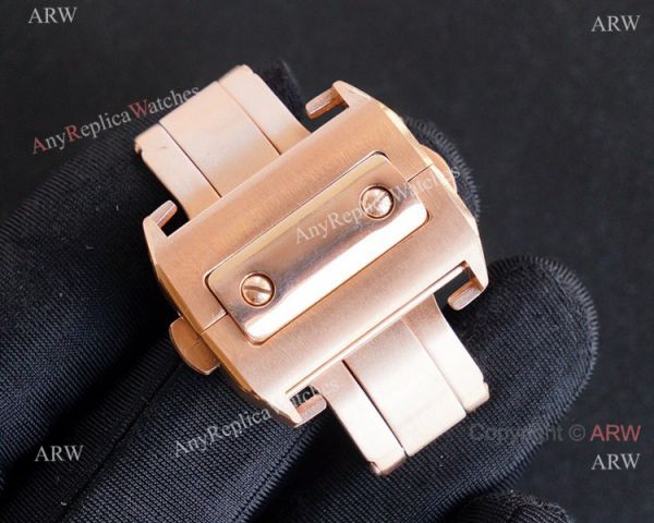 Best Cartier Santos Fully Iced Out Rose Gold Cartier Santos 100 Diamond Watch Replica Best Cartier Santos Fully Iced Out Rose Gold Cartier Santos 100 Diamond Watch Replica