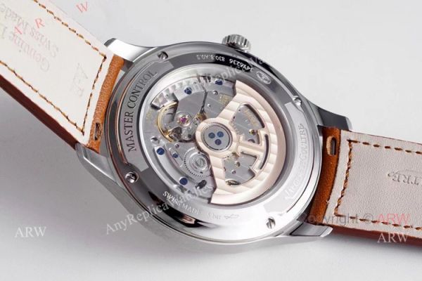 Zf Factory Jaeger-Lecoultre Master Control Date 40mm Silver Dial Brown Leather Band Replica Watch Zf Factory Jaeger-Lecoultre Master Control Date 40mm Silver Dial Brown Leather Band Replica Watch