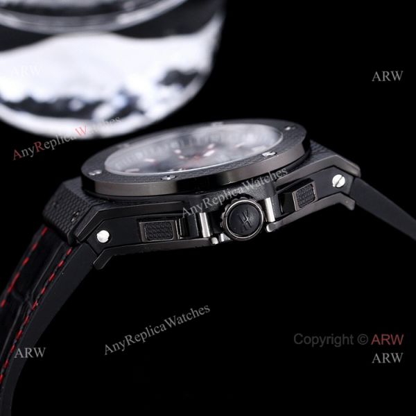 Hublot Big Bang 48mm All Black Carbon Fiber Automatic Watch High Copy Hublot Big Bang 48mm All Black Carbon Fiber Automatic Watch High Copy