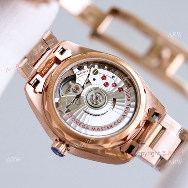 High End Replica Omega Constellation Ladies 34mm Rose Gold Watch With Diamonds High End Replica Omega Constellation Ladies 34mm Rose Gold Watch With Diamonds
