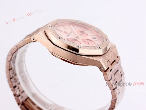 New Audemars Piguet Royal Oak Quartz Copy Watch Best AP Frosted Gold Watch 41mm New Audemars Piguet Royal Oak Quartz Copy Watch Best AP Frosted Gold Watch 41mm
