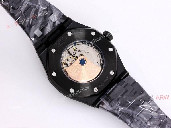 New Audemars Piguet Royal Oak Jumbo Green Dial All Black Mens Replica Watches 41mm New Audemars Piguet Royal Oak Jumbo Green Dial All Black Mens Replica Watches 41mm