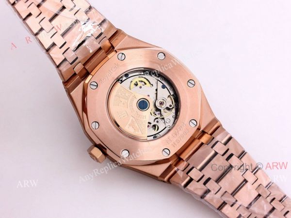 New Audemars Piguet Royal Oak 41 Rose Gold Green Dial Knockoff Watch Automatic New Audemars Piguet Royal Oak 41 Rose Gold Green Dial Knockoff Watch Automatic