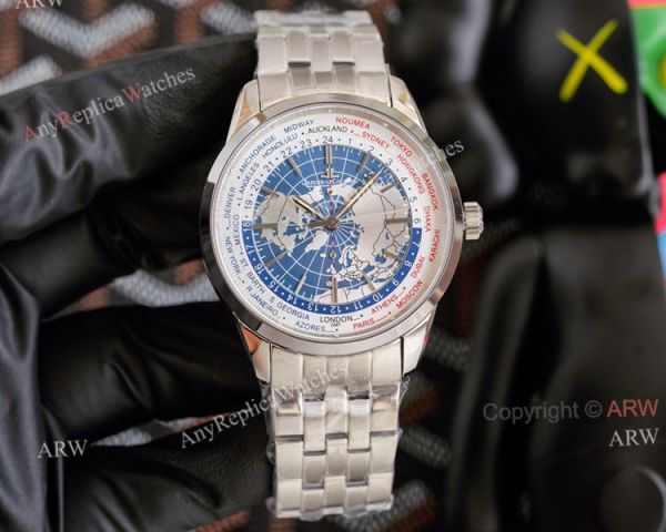 Swiss Replica Jaeger-LeCoultre Geophysic Universal Time Watch SS Swiss Replica Jaeger-LeCoultre Geophysic Universal Time Watch SS
