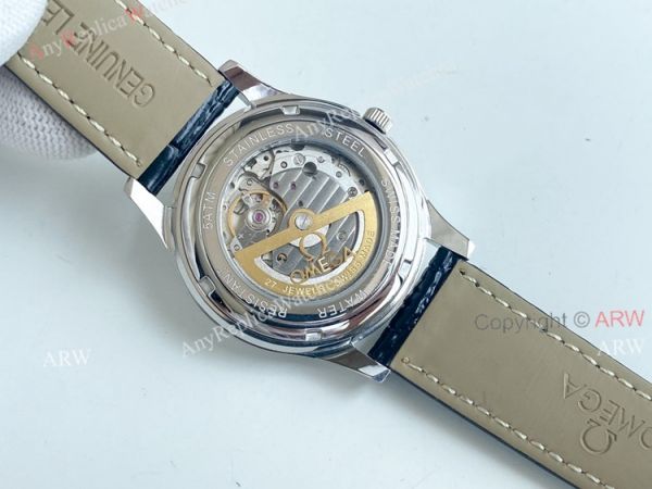 Copy Omega Constellation Green Dial Stainless Steel Brown Leather Strap Men Watch Copy Omega Constellation Green Dial Stainless Steel Brown Leather Strap Men Watch