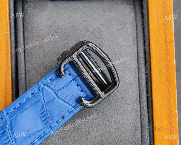 Iced Out Cartier Roadster All Black Watches Leather Strap Iced Out Cartier Roadster All Black Watches Leather Strap