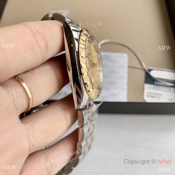 Copy TUDOR Glamour Date+Day Watch Two Tone Gold Watches Copy TUDOR Glamour Date+Day Watch Two Tone Gold Watches
