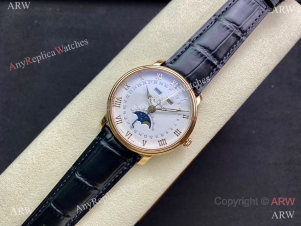 TW Factory Blancpain Villeret Cal.6654 Rose Gold Watch with Moon phase TW Factory Blancpain Villeret Cal.6654 Rose Gold Watch with Moon phase