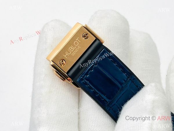 HB V3 version Hublot Classic Fusion Watch Iced Out Rose Gold Blue Dial Super Clone HB V3 version Hublot Classic Fusion Watch Iced Out Rose Gold Blue Dial Super Clone