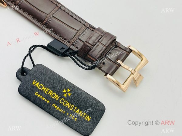 2021 New! MK Factory V4 Vacheron Constantin Patrimony Men Watch Rose Gold White Dial 2021 New! MK Factory V4 Vacheron Constantin Patrimony Men Watch Rose Gold White Dial