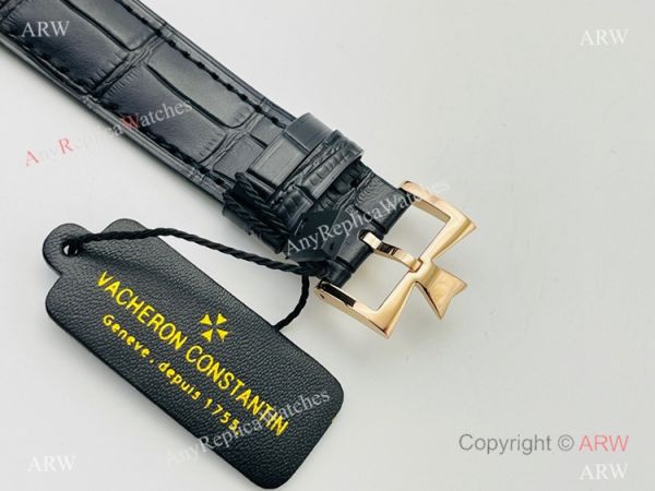 2021 New! MK Factory V4 Vacheron Constantin Patrimony Replica Watch Rose Gold Black Dial 40mm 2021 New! MK Factory V4 Vacheron Constantin Patrimony Replica Watch Rose Gold Black Dial 40mm
