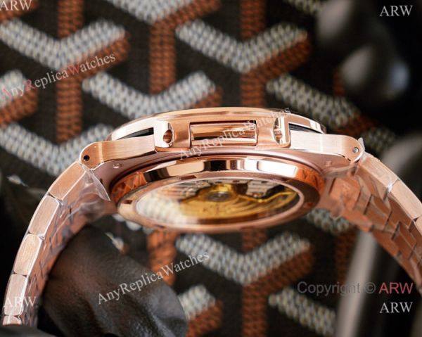 New! Swiss Copy Patek Philippe Nautilus Limited New 5711 Watch Cal.324 Pink Diamond Black Texture Dial New! Swiss Copy Patek Philippe Nautilus Limited New 5711 Watch Cal.324 Pink Diamond Black Texture Dial