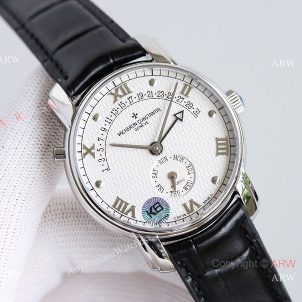 Swiss Copy Vacheron Constantin Malte Patrimony 31-Day Retrograde 47245 watch White Dial Leather Strap Swiss Copy Vacheron Constantin Malte Patrimony 31-Day Retrograde 47245 watch White Dial Leather Strap