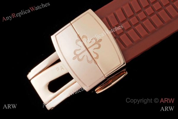 Swiss Quality Copy Patek Philippe Aquanaut Citizen 8215 Watch Rose Gold Chocolate Diamond Bezel Swiss Quality Copy Patek Philippe Aquanaut Citizen 8215 Watch Rose Gold Chocolate Diamond Bezel