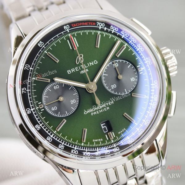 Swiss Breitling Premier B01 Bentley British Racing Green BLS Asia 7750 Chronograph Watch AAA Copy Swiss Breitling Premier B01 Bentley British Racing Green BLS Asia 7750 Chronograph Watch AAA Copy
