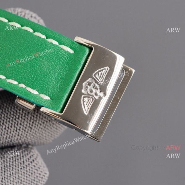 Copy Breitling Premier B01 Green Dial Leather Strap 42MM Men Watch Copy Breitling Premier B01 Green Dial Leather Strap 42MM Men Watch