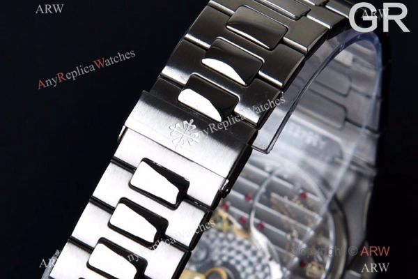 GR Factory Super Clone Patek Philippe Nautilus Moonphase 5712 Watch New Baby Blue Dial GR Factory Super Clone Patek Philippe Nautilus Moonphase 5712 Watch New Baby Blue Dial