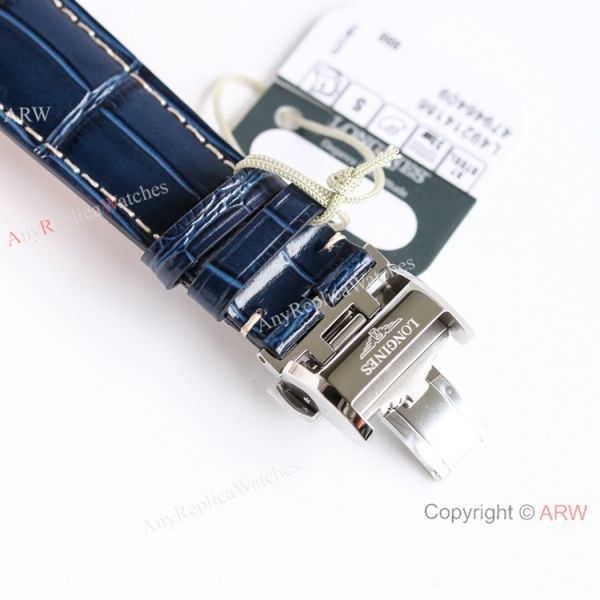 (GF) Swiss Copy Longines Master Bucherer Blue Moonphase dial Watch Leather Strap 40mm (GF) Swiss Copy Longines Master Bucherer Blue Moonphase dial Watch Leather Strap 40mm