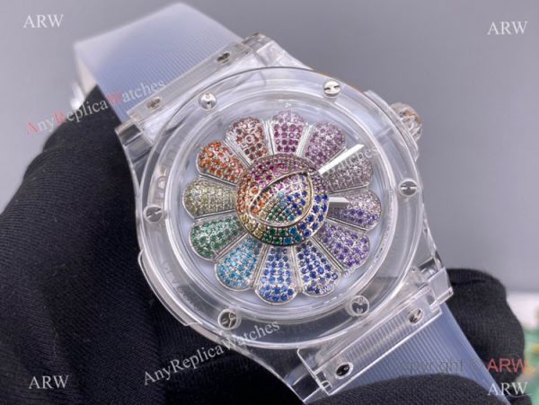 2022 New! Swiss Hublot Takashi Murakami Sapphire Rainbow Watch 45mm 2022 New! Swiss Hublot Takashi Murakami Sapphire Rainbow Watch 45mm
