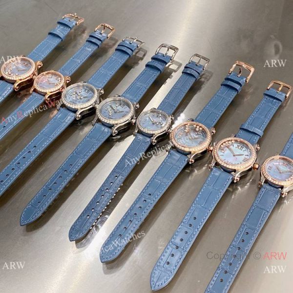 Clone Chopard Happy Diamond Lover Watch Blue Mop Dial Clone Chopard Happy Diamond Lover Watch Blue Mop Dial