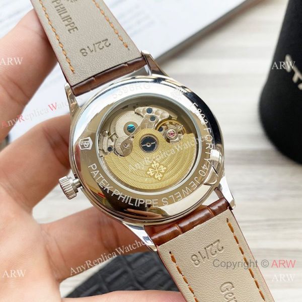 Clone Patek Philippe Calatrava Annual calendar Watch Olive Green Dial Clone Patek Philippe Calatrava Annual calendar Watch Olive Green Dial