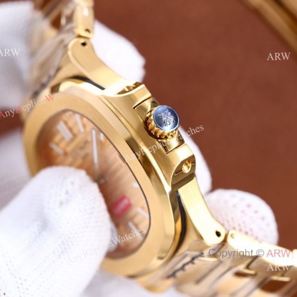 Swiss Quality Copy Patek Philippe Nautilus x Supreme Citizen Watch Yellow Gold Swiss Quality Copy Patek Philippe Nautilus x Supreme Citizen Watch Yellow Gold