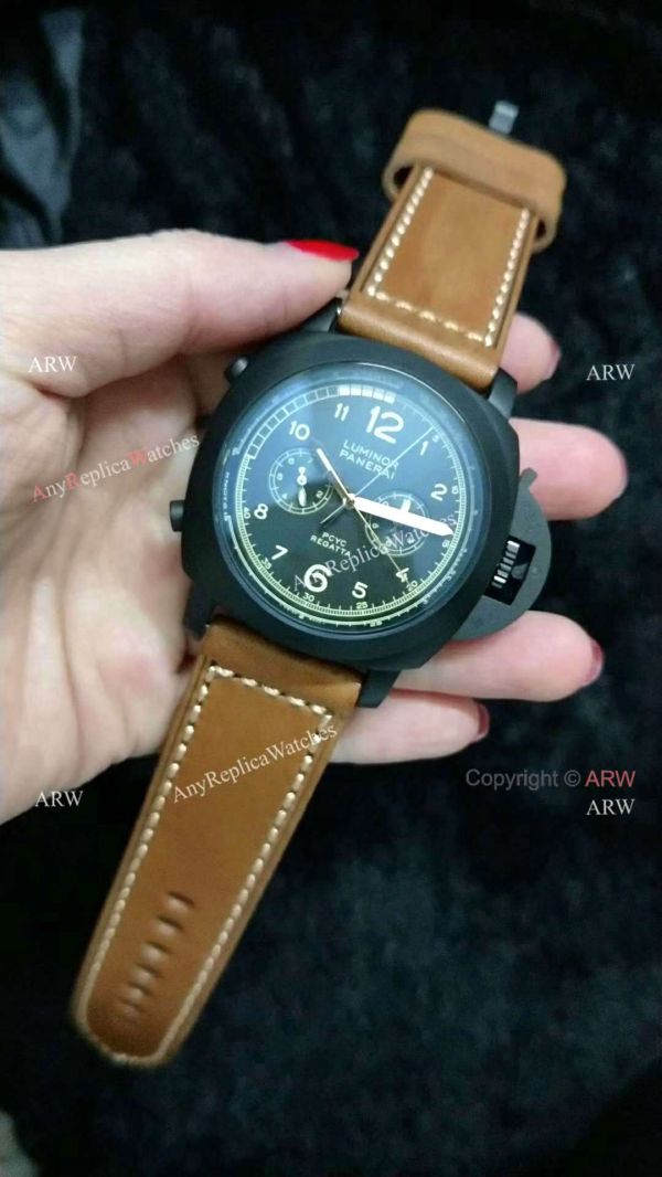 Panerai PAM 653 Luminor Chrono Replica Regatta Watch Green Inner Panerai PAM 653 Luminor Chrono Replica Regatta Watch Green Inner