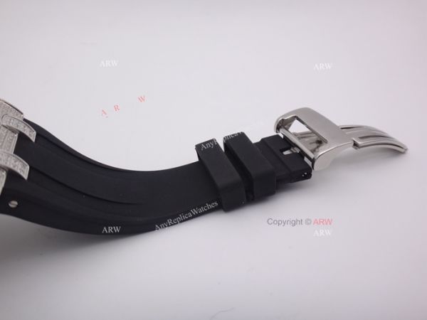 Replica Audemars Piguet Royal Oak Offshore Diamond Watch Black Dial Rubber Strap Replica Audemars Piguet Royal Oak Offshore Diamond Watch Black Dial Rubber Strap
