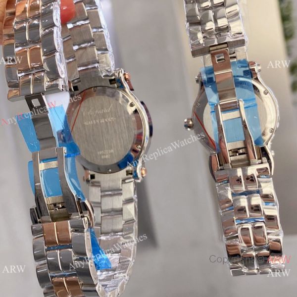 Replica Chopard Couple Watch Happy Sport Olive Green Dial Silver Case Replica Chopard Couple Watch Happy Sport Olive Green Dial Silver Case