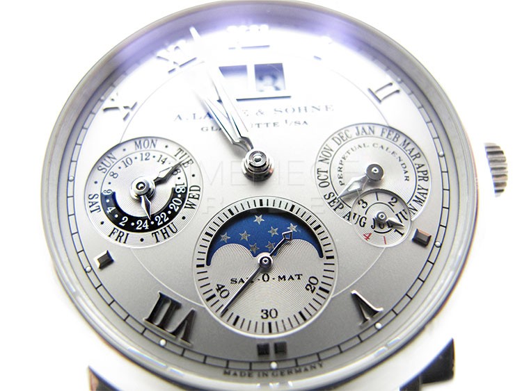 A. Lange & Sohne Langematik Perpetual Calendar 310.025E Platinum Automatic Self-Winding A. Lange & Sohne Langematik Perpetual Calendar 310.025E Platinum Automatic Self-Winding