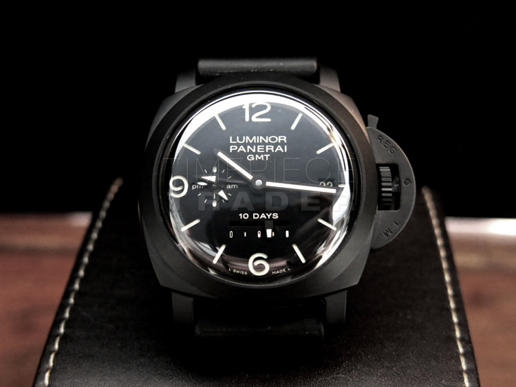 Panerai Luminor 1950 GMT 10-Days Automatic PAM335 Black Ceramic Automatic Panerai Luminor 1950 GMT 10-Days Automatic PAM335 Black Ceramic Automatic