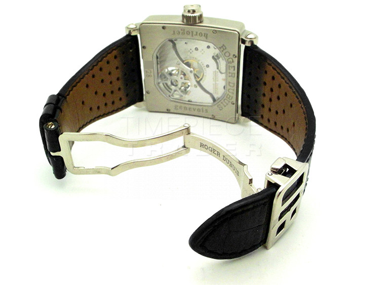 Roger Dubuis Golden Square Flying Tourbillon G40 030 N1.63 18k White Gold Manual Hand Winding Roger Dubuis Golden Square Flying Tourbillon G40 030 N1.63 18k White Gold Manual Hand Winding