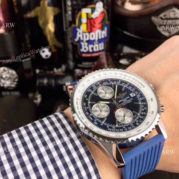 Copy Breitling Navitimer EDITION SPECIALE Watches Blue Rubber Strap Copy Breitling Navitimer EDITION SPECIALE Watches Blue Rubber Strap