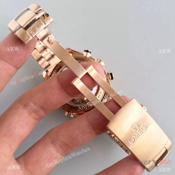(OM)New Copy Swiss Omega Seamaster 9901 Watch Rose Gold Black Face (OM)New Copy Swiss Omega Seamaster 9901 Watch Rose Gold Black Face
