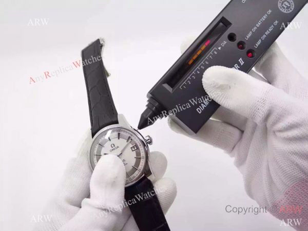 Swiss Omega De Ville Fake Watch Silver Dial 8500 Movement Swiss Omega De Ville Fake Watch Silver Dial 8500 Movement