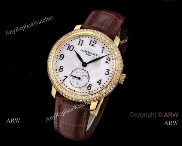Swiss Copy Patek Philippe Complications Moonphase 4968R Watch Gold Case Swiss Copy Patek Philippe Complications Moonphase 4968R Watch Gold Case